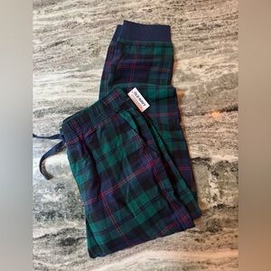 NWT men’s old navy plaid pajama pants size medium